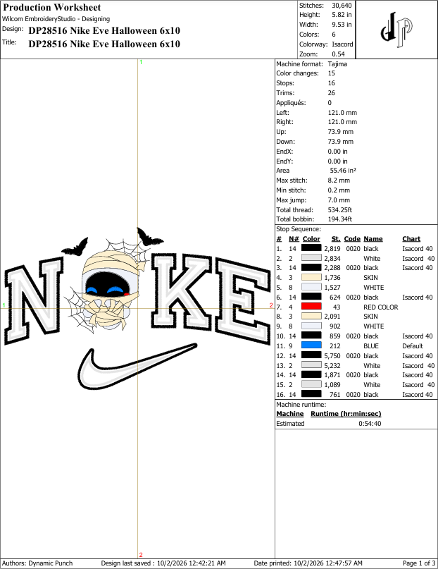 Nike x Eve Halloween