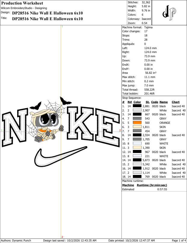 Nike x Wall E Halloween
