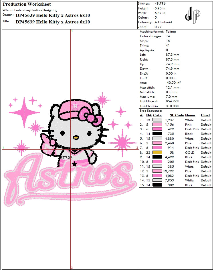 Hello Kitty x Astros