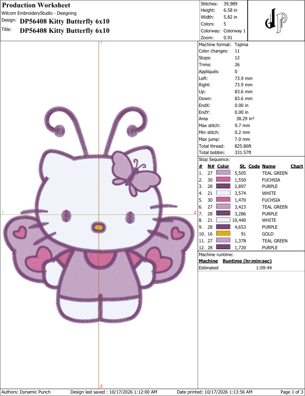 Hello Kitty Butterfly