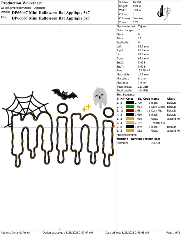 Mini Halloween Applique