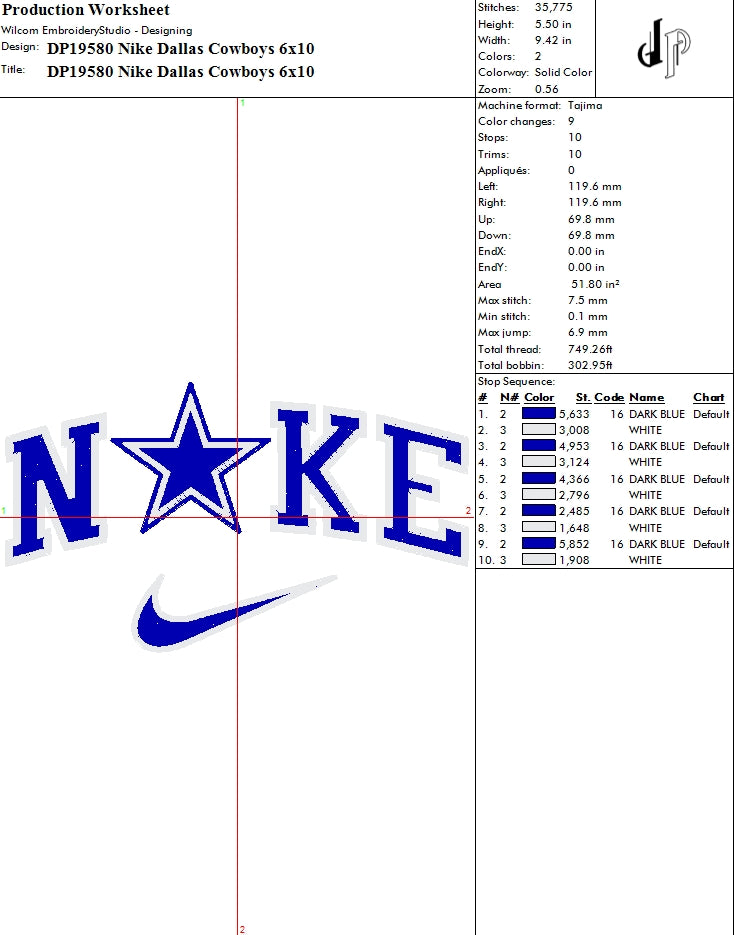 Nike Dallas Cowboys