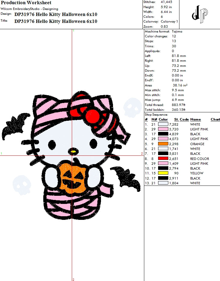 Hello Kitty Halloween - Dynamic Punch