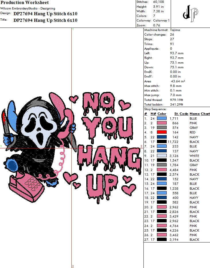 Hang Up Stitch