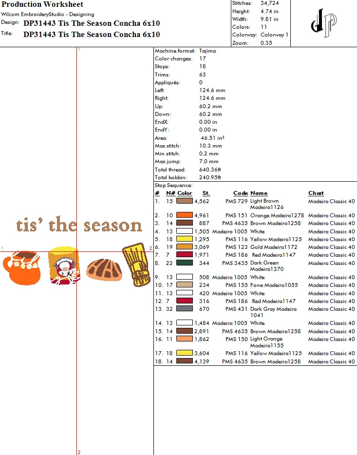 Tis The Season Concha
