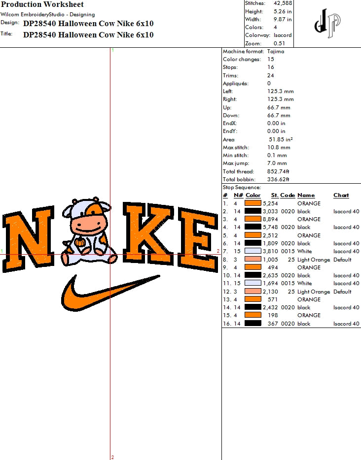 Halloween Cow Nike
