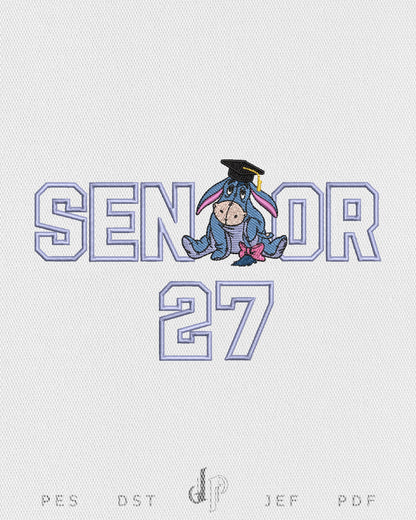 Senior Eeyore Applique 27