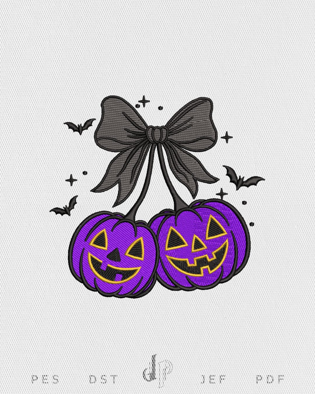 Bow Pumpkin Cherries