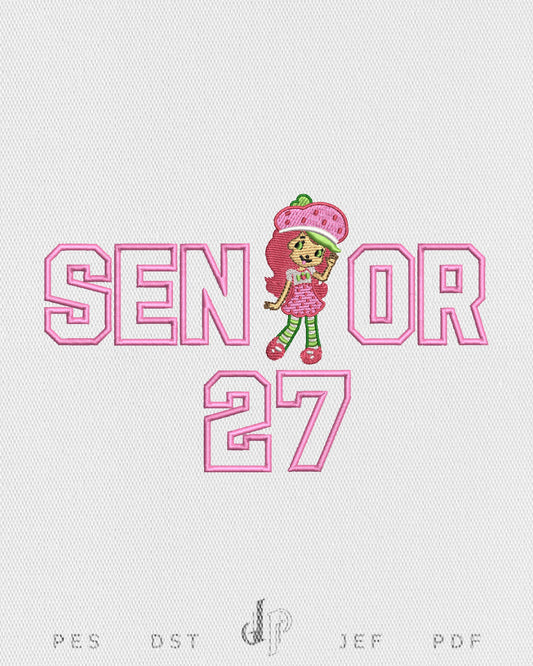 Senior Shortcake Applique 27
