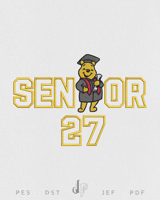 Senior Pooh Applique 27