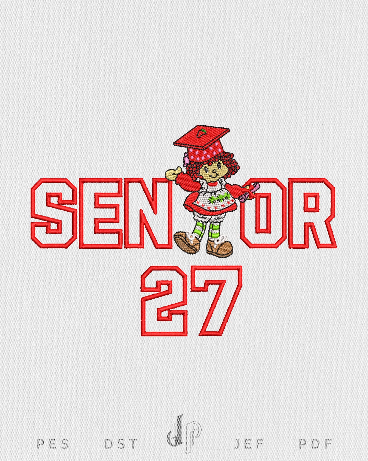 Senior Shortcake Applique 27