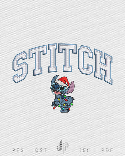 Stitch Angel Christmas Couple