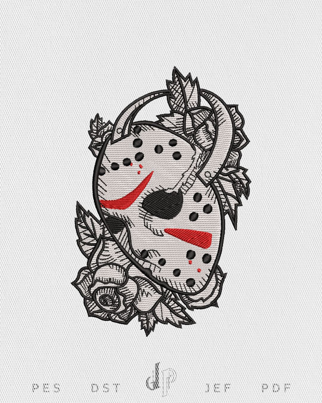 Jason Mask Flowers