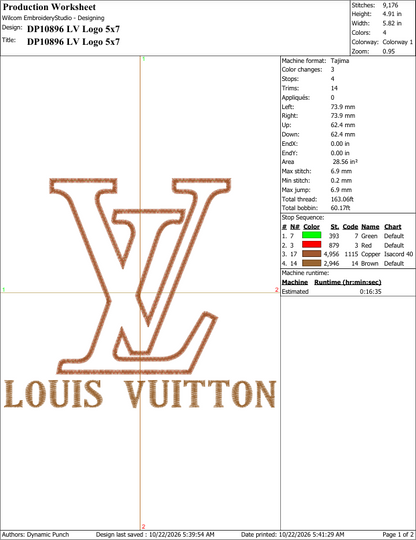 Louis Vuitton Applique