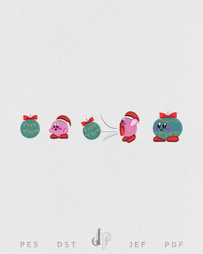 Kirby Christmas Ornament