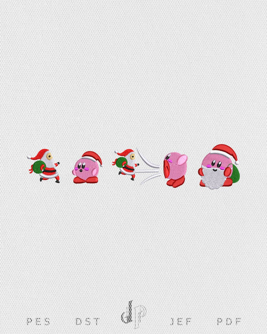 Kirby Christmas Santa