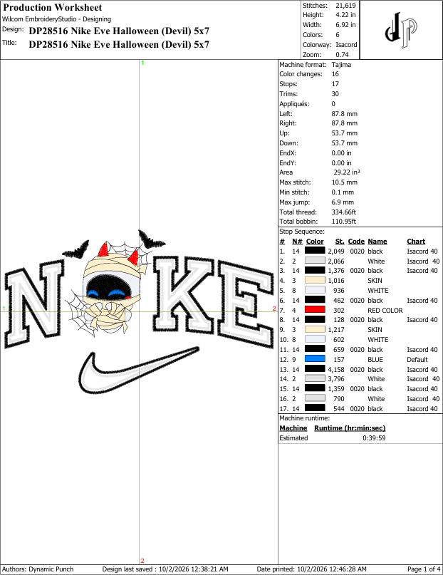 Nike x Eve Halloween