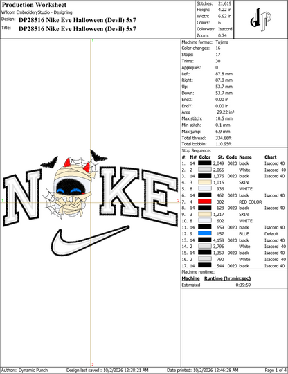 Nike x Eve Halloween