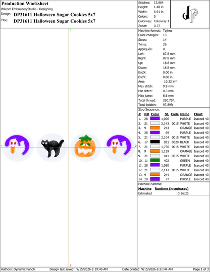Halloween Sugar Cookies