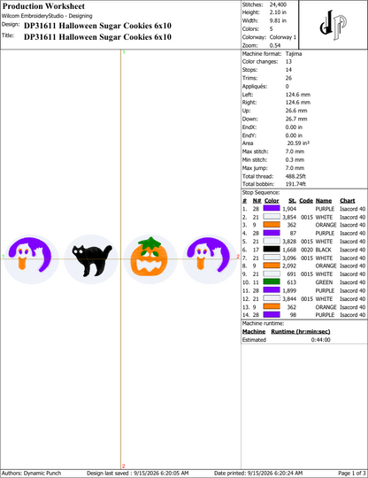 Halloween Sugar Cookies