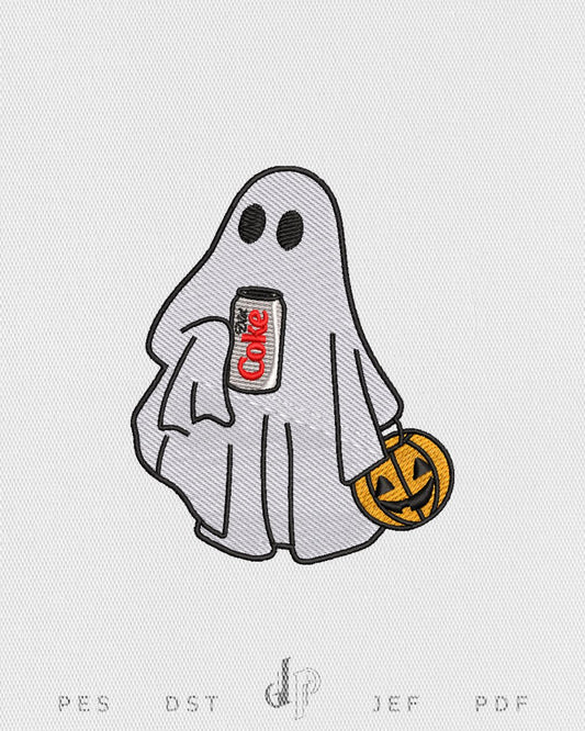 Diet Coke Ghost Pumpkin