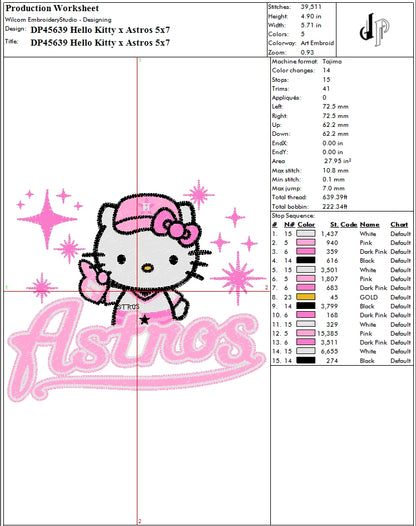 Hello Kitty x Astros