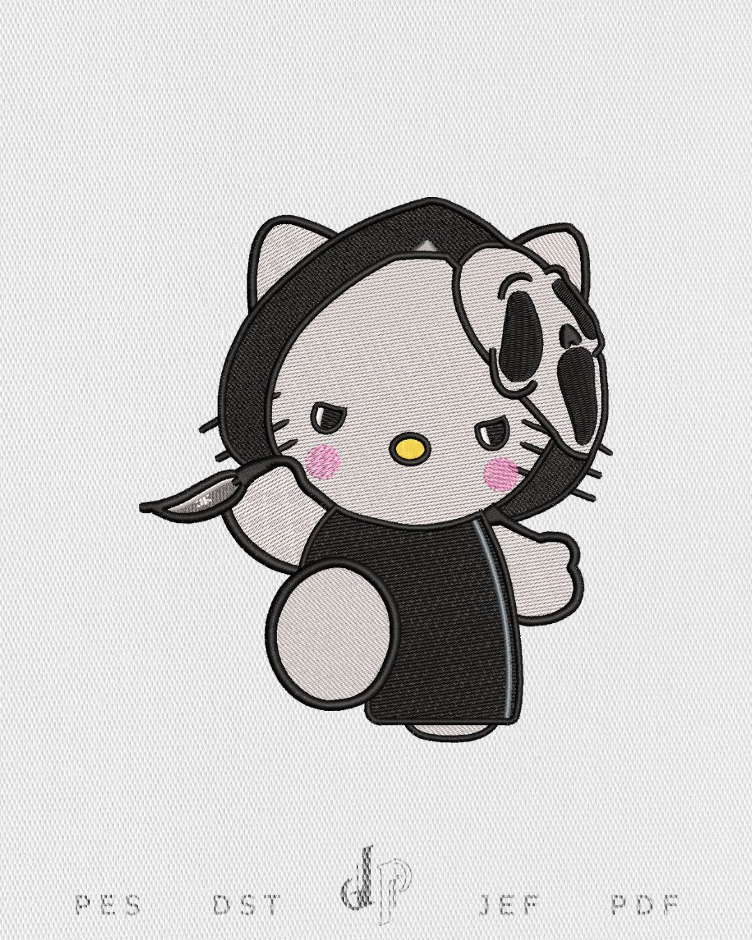 Hello Kitty Ghost Face