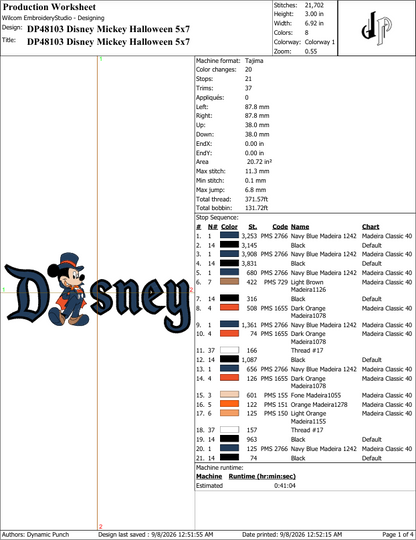 Disney Mickey Halloween