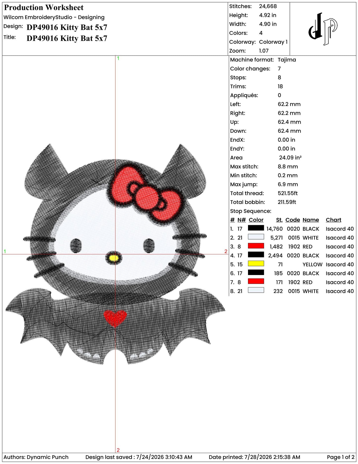 Hello Kitty Bat