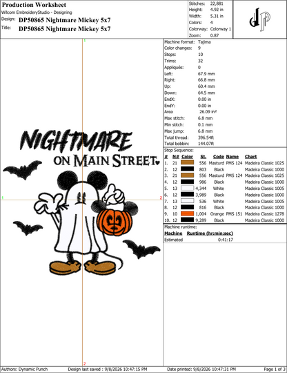 Nightmare Mickey