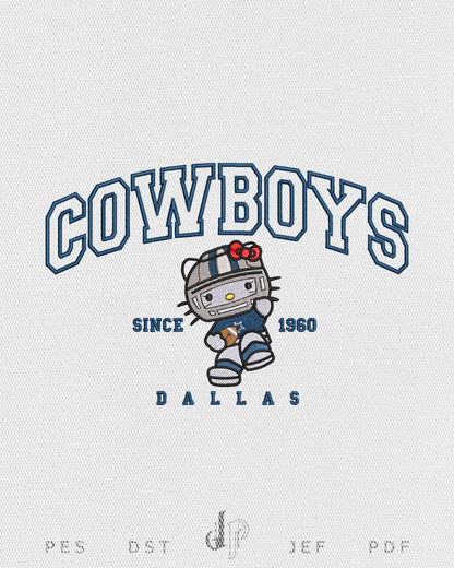 Hello Kitty x Cowboys (Applique Included)