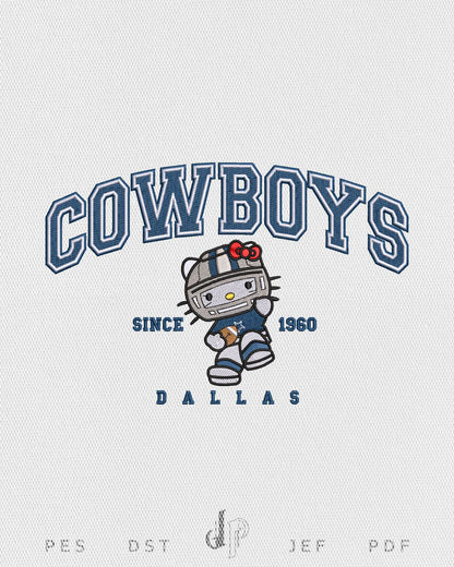 Hello Kitty x Cowboys (Applique Included)