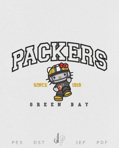 Hello Kitty x Green Bay (Applique Included)
