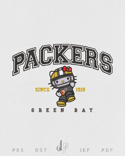 Hello Kitty x Green Bay (Applique Included)
