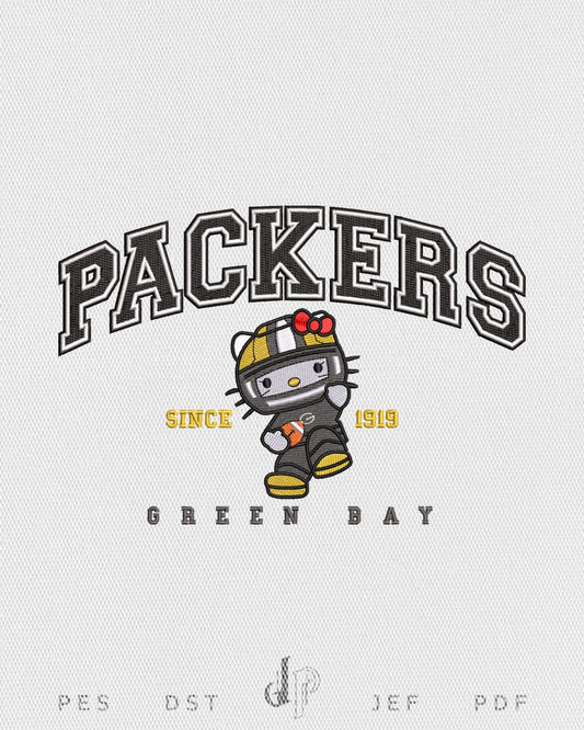 Hello Kitty x Green Bay (Applique Included)