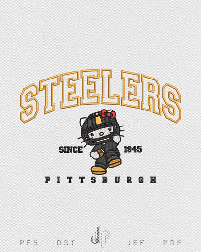 Hello Kitty x Steelers (Applique Included)