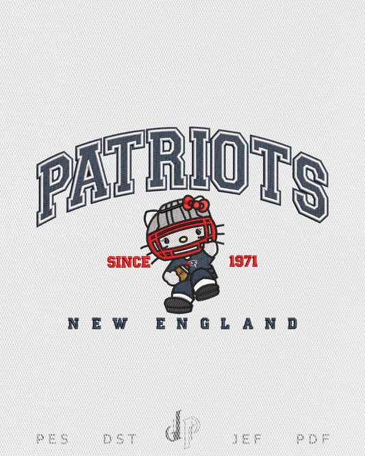 Hello Kitty x Patriots (Applique Included)