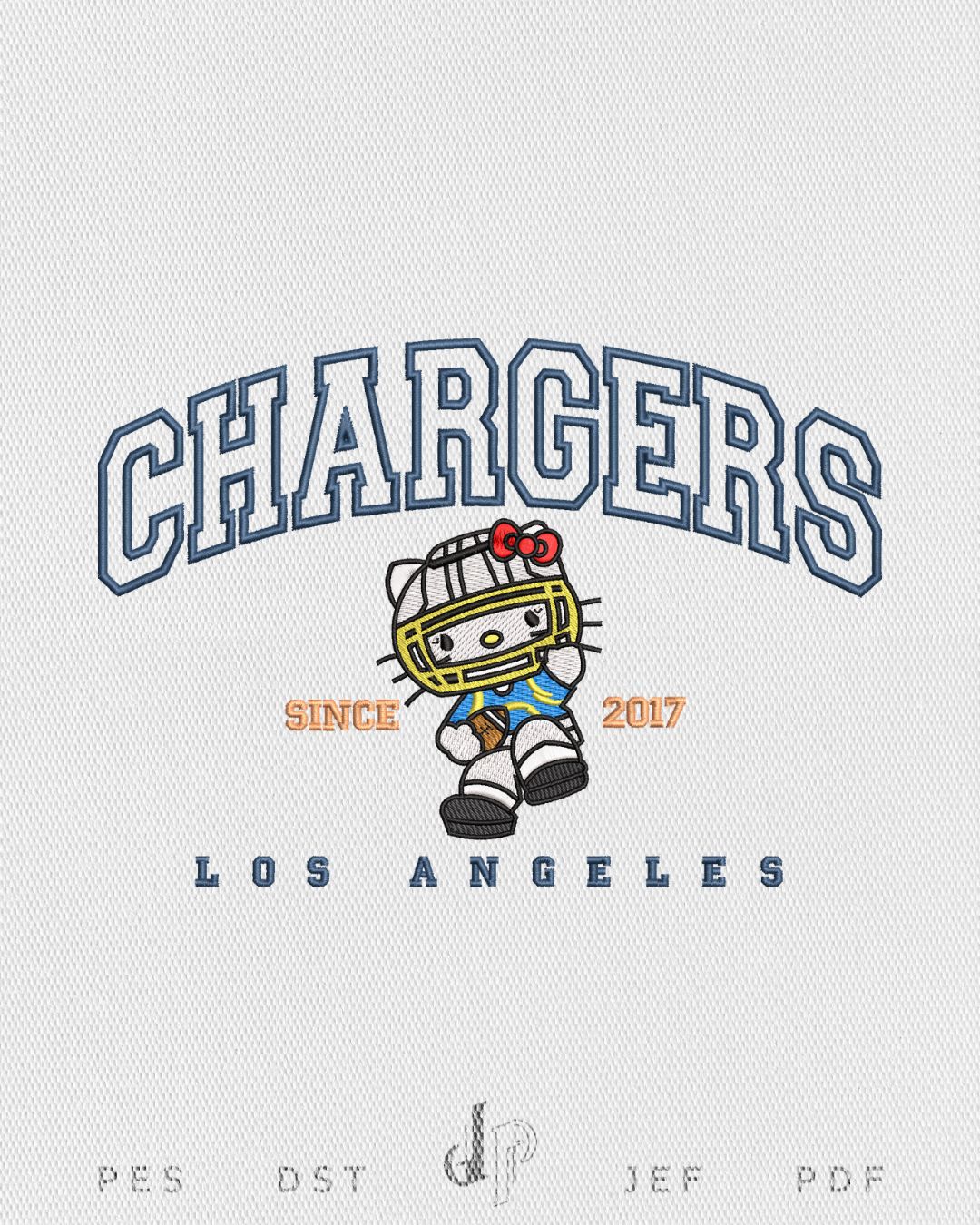 Hello Kitty x Chargers (Applique Included)