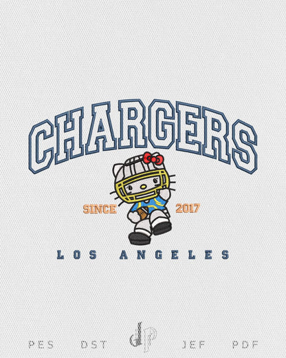 Hello Kitty x Chargers (Applique Included)