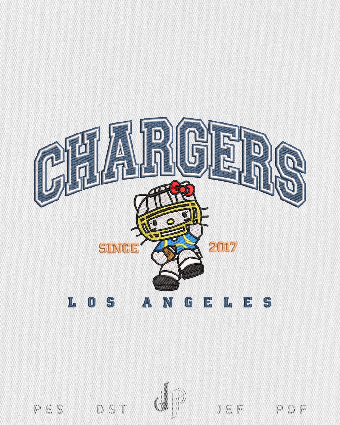 Hello Kitty x Chargers (Applique Included)