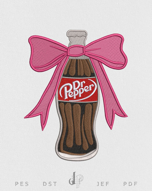Dr Pepper Bottle Bow