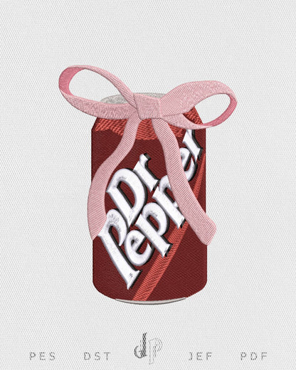 Dr Pepper Bow Can