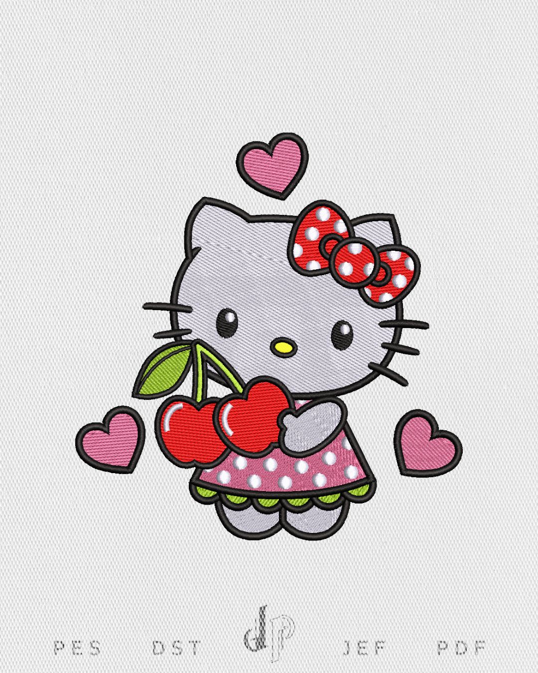 Hello Kitty Cherry Hearts