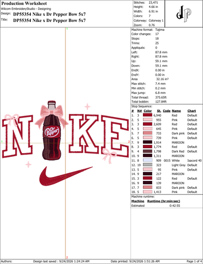 Nike x Dr Pepper Bow