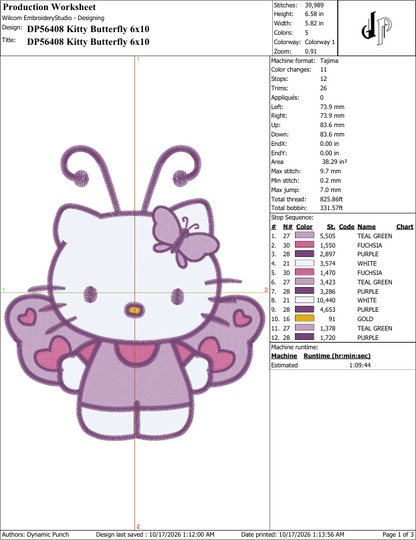 Hello Kitty Butterfly