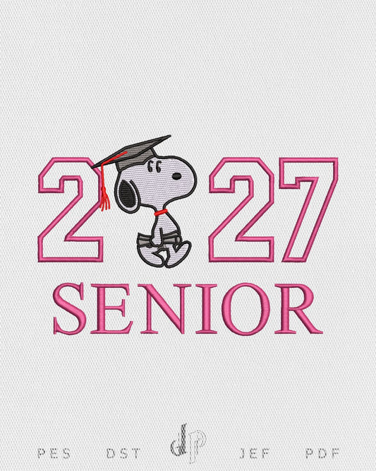 Snoopy Senior 27 Applique - Dynamic Punch