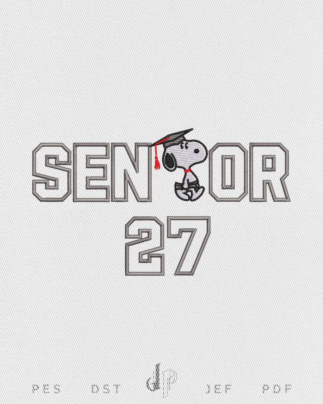 Snoopy Senior Applique 27
