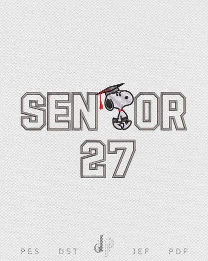 Snoopy Senior Applique 27