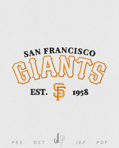 SF Giants Applique