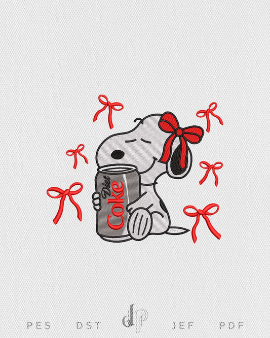 Snoopy Bow x Diet Coke
